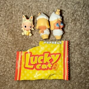 Pop Bean cry baby and lucky cat